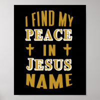 Encuentro mi paz en nombre de Jesús