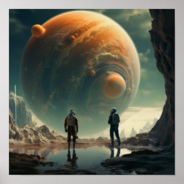 Póster Encuentros celestes: Atronnauts en mundos extraños