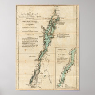 Póster Encuesta sobre el lago Champlain