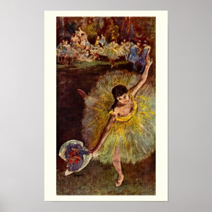 Póster End of an Arabesque by Edgar Degas, Vintage Ballet