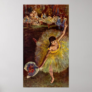 Póster End of an Arabesque by Edgar Degas, Vintage Ballet