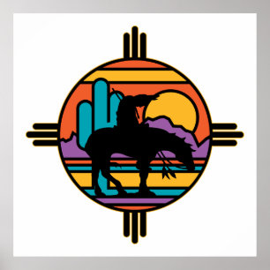 Póster End of the Trail Native American Indian