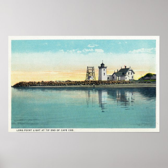 Póster End Tip of Cape Cod View of Long Point (Frente)