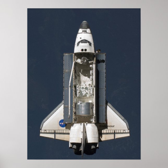 Póster Endeavor del transbordador espacial (Frente)