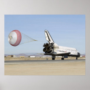 Póster Endeavor del transbordador espacial