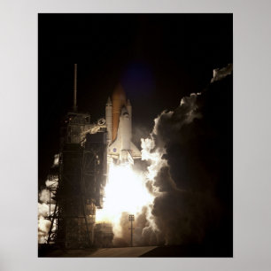 Póster Endeavor del transbordador espacial