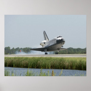 Póster Endeavor del transbordador espacial