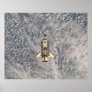Póster Endeavor del transbordador espacial
