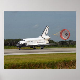 Póster Endeavor del transbordador espacial