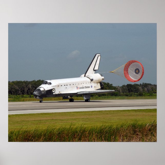 Póster Endeavor del transbordador espacial (Frente)