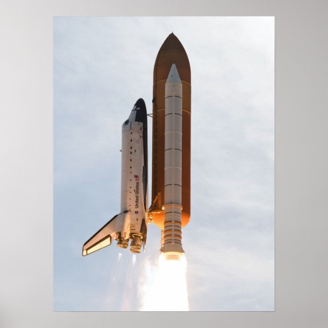 Póster Endeavor del transbordador espacial (Frente)