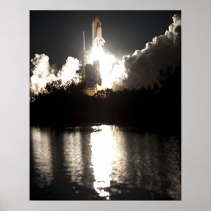 Póster Endeavor del transbordador espacial