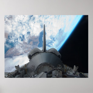 Póster Endeavor del transbordador espacial