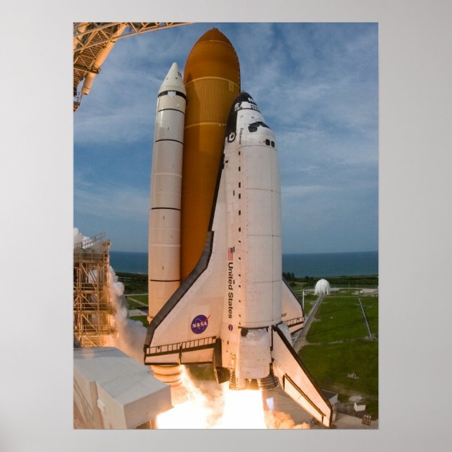 Póster Endeavor del transbordador espacial (Frente)