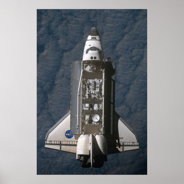 Póster Endeavor del transbordador espacial (Frente)