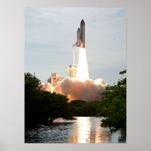 Póster Endeavor del transbordador espacial