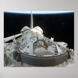 Póster Endeavor del transbordador espacial