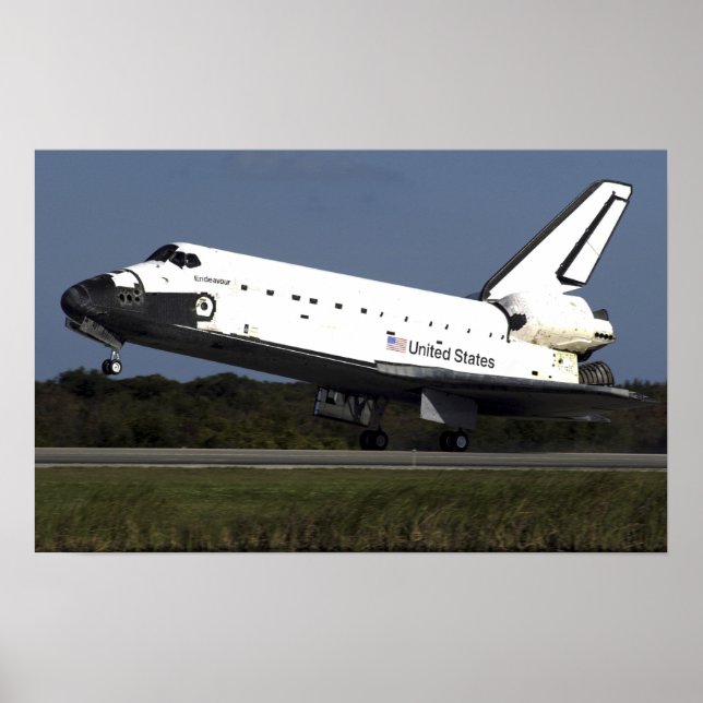 Póster Endeavor del transbordador espacial 11 (Frente)