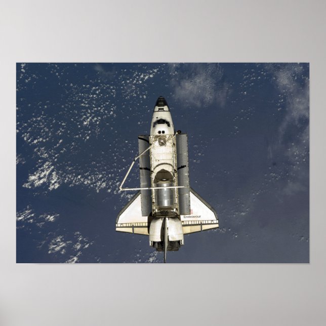 Póster Endeavor del transbordador espacial 17 (Frente)