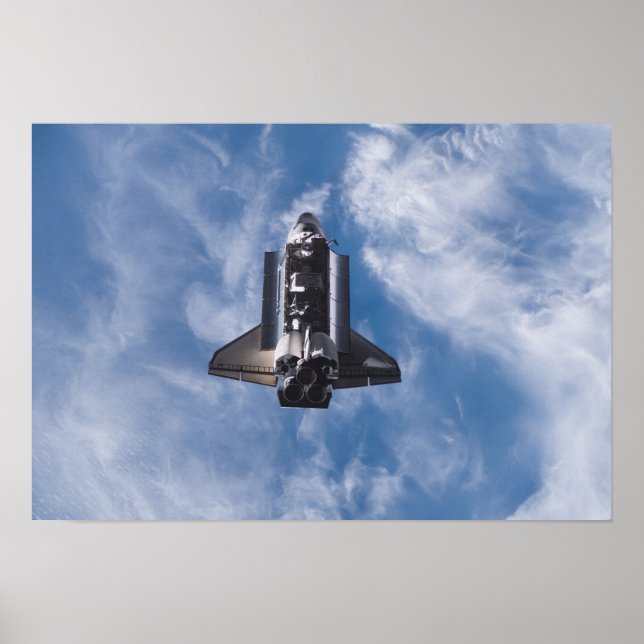 Póster Endeavor del transbordador espacial 4 (Frente)