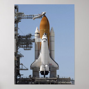 Póster Endeavor del transbordador espacial está listo