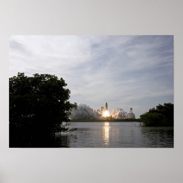 Póster Endeavor del transbordador espacial se desconecta (Frente)