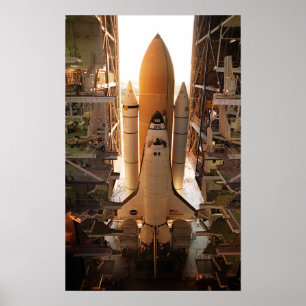 Póster Endeavor del transbordador espacial (STS-97)