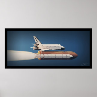 Póster Endevour Spaceshuttle