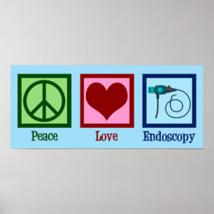 Póster Endoscopia de amor por la paz