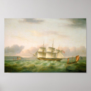 Póster Endymion de Plymouth por Thomas Luny