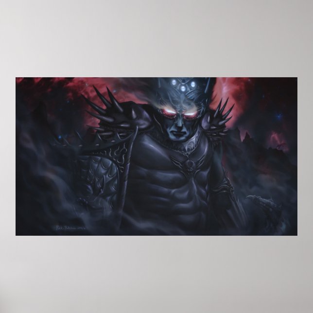 Póster enemigo negro (Frente)