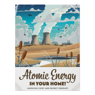 Póster Energía Atómica Comercial