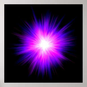 Póster Energía curativa del chakra de la energía de la