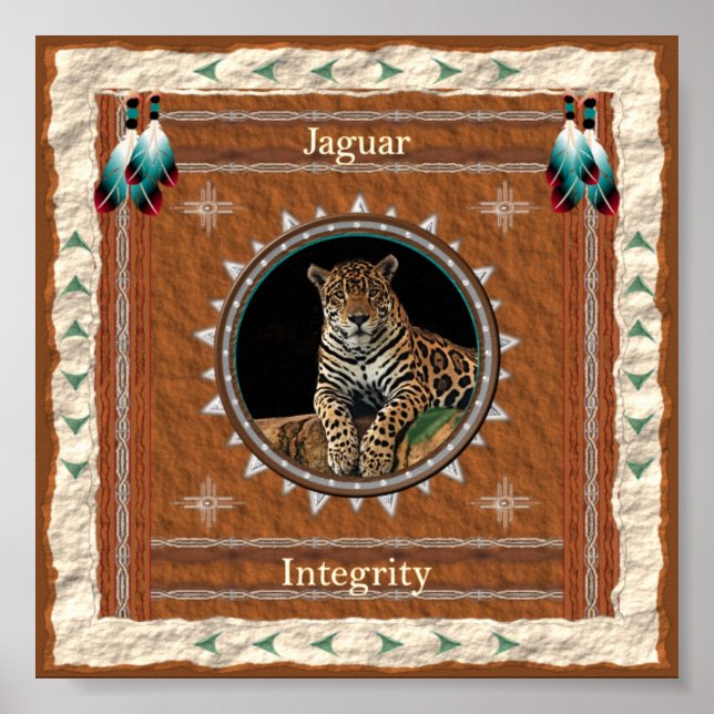 Póster Energía de Integridad de Jaguar (Frente)