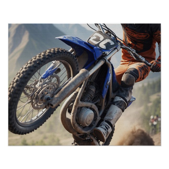 Póster ¡¡Energía de Motocross!! (Anverso)