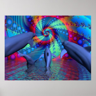 Póster Energía delfín