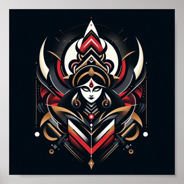 Póster Energía Divina - Resumen Durga (Frente)