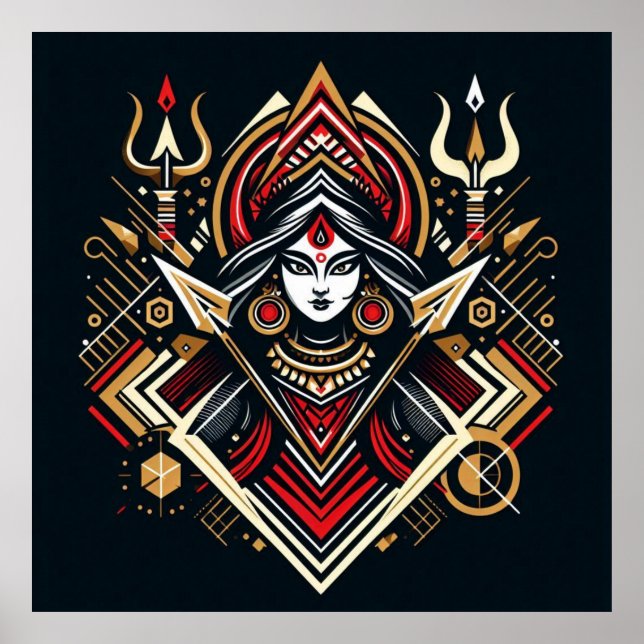 Póster Energía Divina - Resumen Durga | Fraoula (Frente)