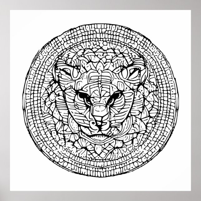 Póster Energía para gatos silvestres (Frente)