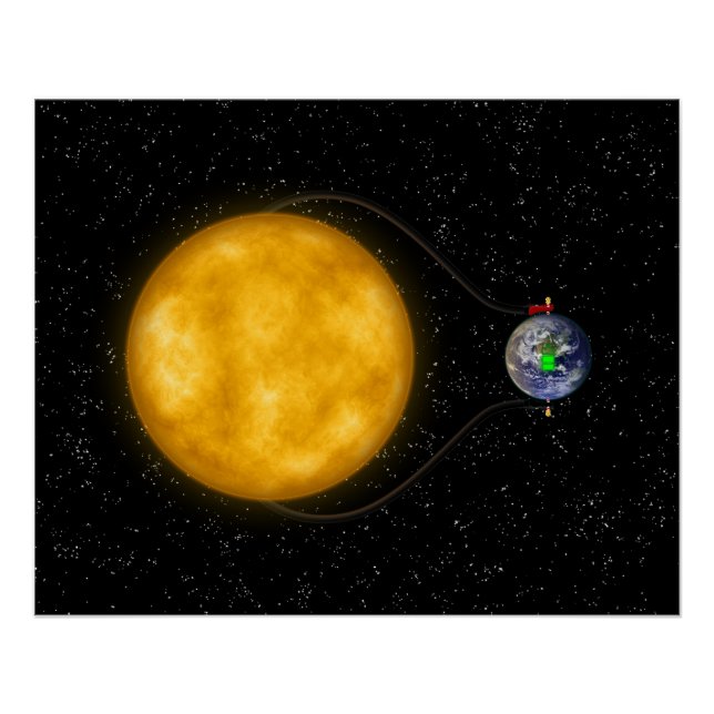 Póster Energía solar - (Anverso)