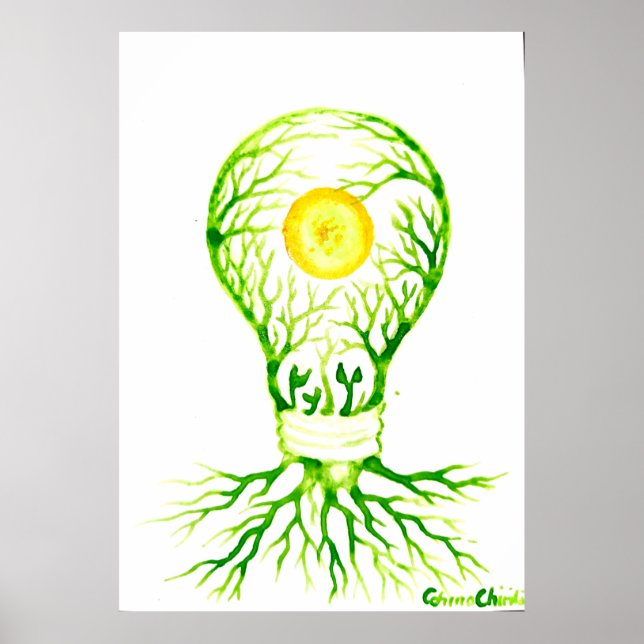 Póster Energía verde (Frente)