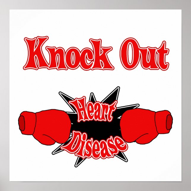 Póster Enfermedad cardíaca (Frente)
