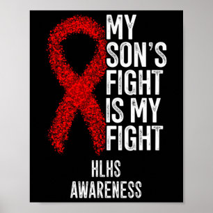 Póster Enfermedad cardíaca cianótica La lucha de mi hijo 