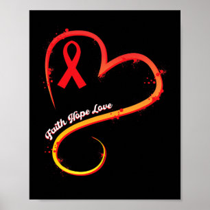 Póster Enfermedad Febrero Usa Conciencia sobre la Enferme