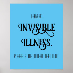 Póster Enfermedad Invisible