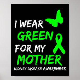 Póster Enfermedad Que Uso Verde Para Mi Cinta Madre 1