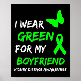 Póster Enfermedad Que Uso Verde Para Mi Novio Cinta