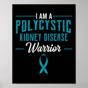 Póster Enfermedad renal Pkd Guerrero Pckd Conciencia Verd