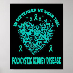 Póster Enfermedad renal poliquística Septiembre Vestimos