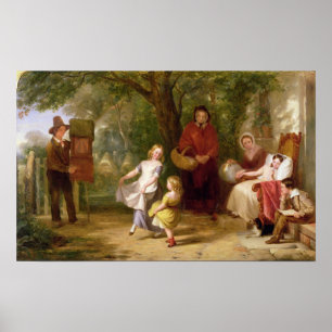 Póster Enfermedad y salud, 1843